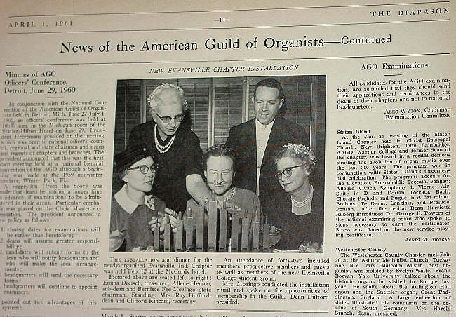 Original chapter officers