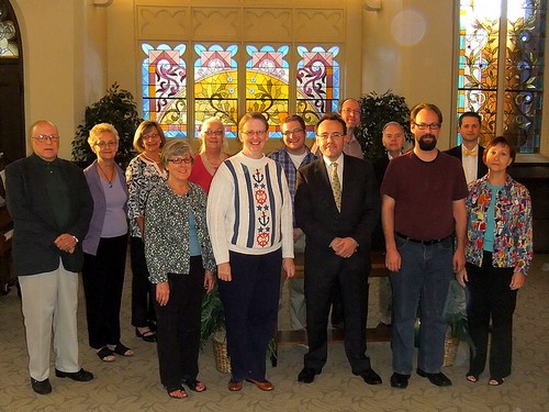 David Briggs recital reception, Sept.
                        2012
