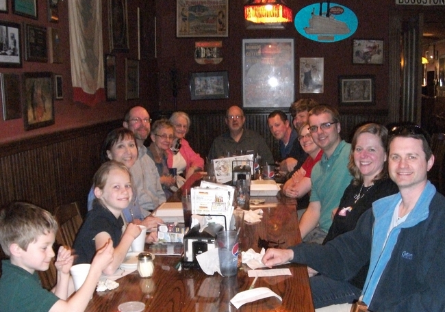Dinner at Turonis, May 2015