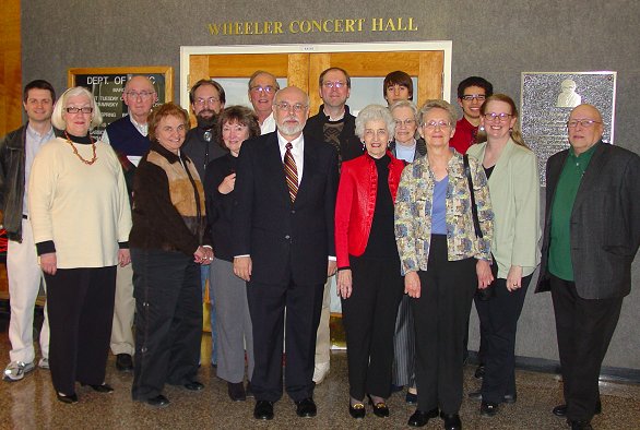 Doug Reed's recital reception, March
                              2010