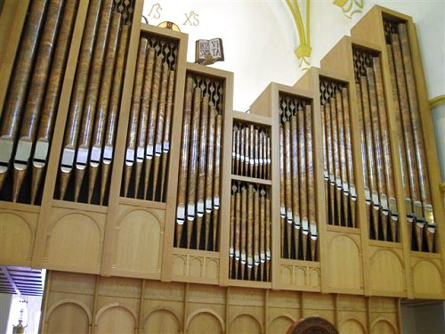 Organ facade at St. Meinrad