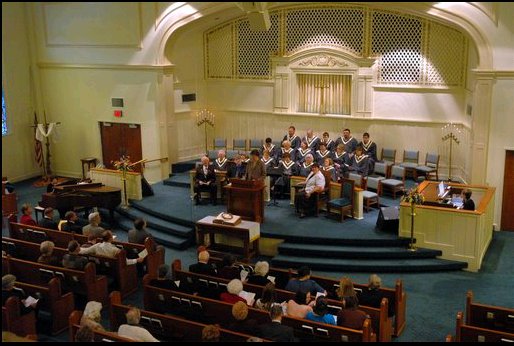 First Baptist Church sanctuary