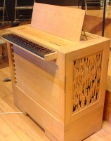 Small
                portative organ at First Presby, Evansville