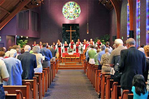 Old North Methodist chancel