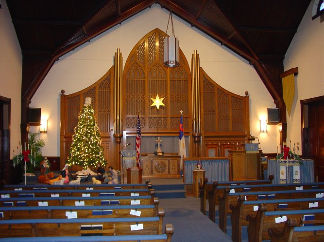 Parke Memorial Pres Church chancel