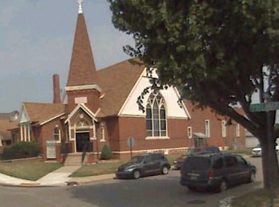 Parke Memorial Presbyterian Church, Evansville, exterior view