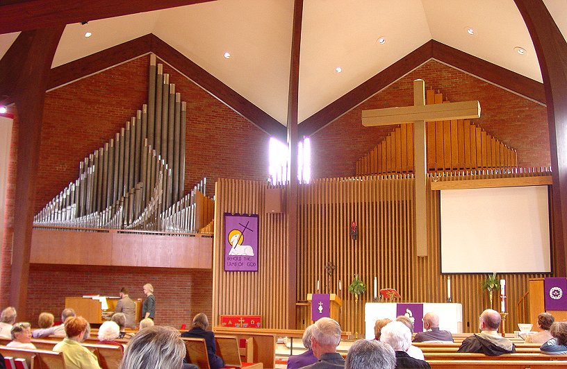 St. Mark's Lutheran, Evansville, view of current sanctuary