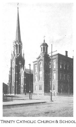 Trinity Catholic Church, Evansville, exterior
