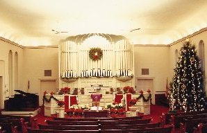 Chancel of United Presbyterian, Princeton, IN